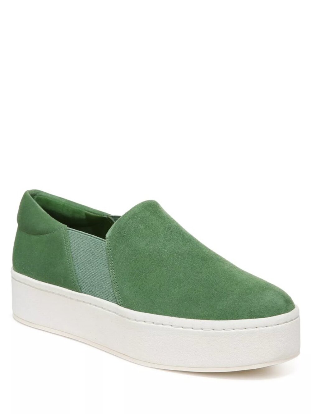 Vince Warren Slip On Platform Sneakers Palm Leaf Green NIB